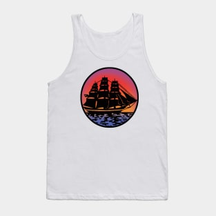 Pirate Ship (color) Tank Top